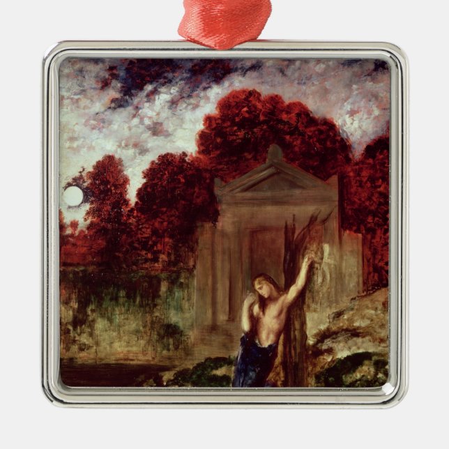 Orpheus at the Tomb of Eurydice Metal Ornament (Front)