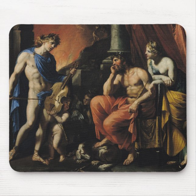 Orpheus before Pluto and Persephone Mouse Pad (Front)