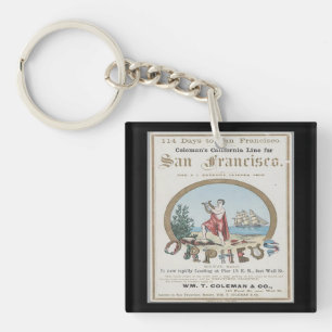 Orpheus Clipper Sailing  Keychain