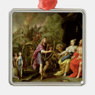 Orpheus in the Underworld Metal Ornament