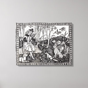 Orpheus Playing to the Animals, 1500 Canvas Print