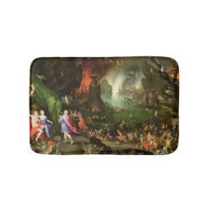Orpheus with a Harp Playing to Pluto Bath Mat