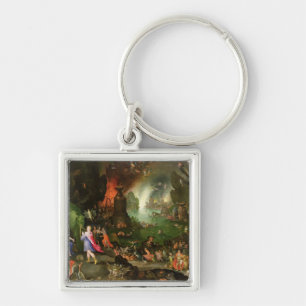 Orpheus with a Harp Playing to Pluto Keychain