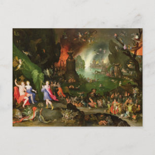 Orpheus with a Harp Playing to Pluto Postcard