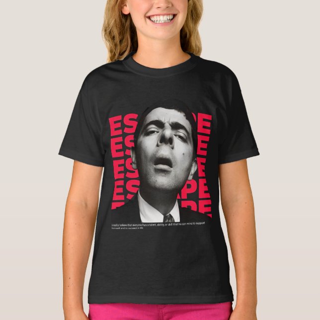 Orphic Mr Bean Escape Design T-Shirt (Front)