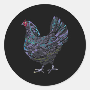 Orpington Chicken Lovers Classic Round Sticker