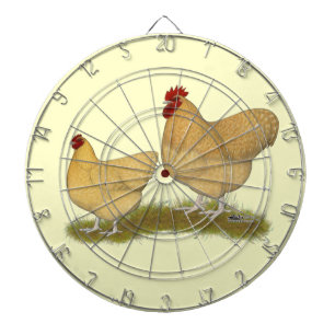 Orpingtons Lemon Cuckoo Dartboard