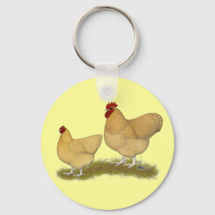 Orpingtons Lemon Cuckoo Keychain
