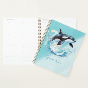 Orque Personnalisé Splash Turquoise Océan Faune