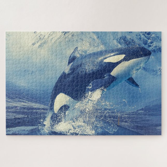 Orques ou baleines tueuses Puzzle (Horizontal)