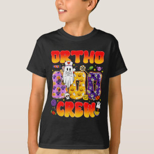 Ortho Boo Crew Ortho Nurse Funny Halloween  T-Shirt