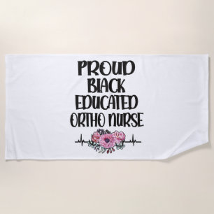 Ortho Nurse Gift RN Orthopedic Nurse Ortho Nursing Beach Towel
