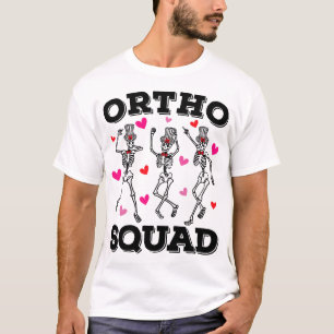 Ortho Squad Dancing Skeleton Valentine Men T-Shirt