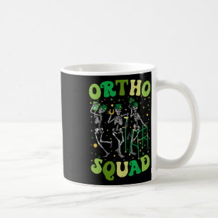 Ortho Squad Dancing Skeletons St Patricks Orthoped Coffee Mug