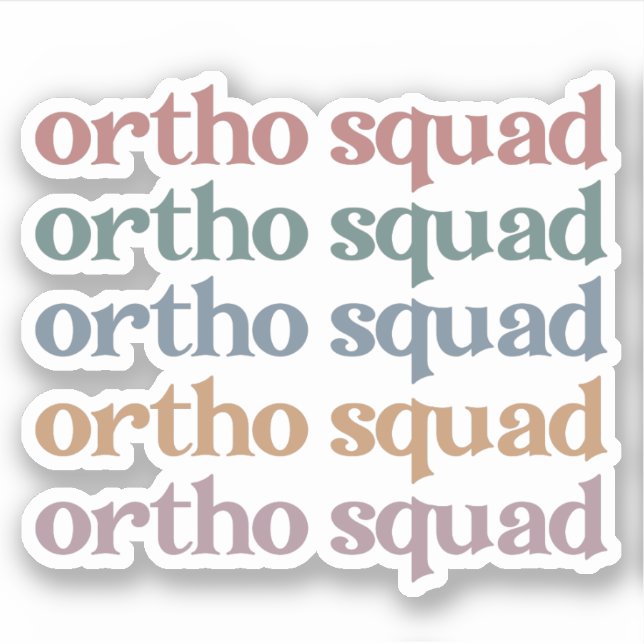 Ortho Squad Orthodontist Orthopedics Nurse Gift (Front)