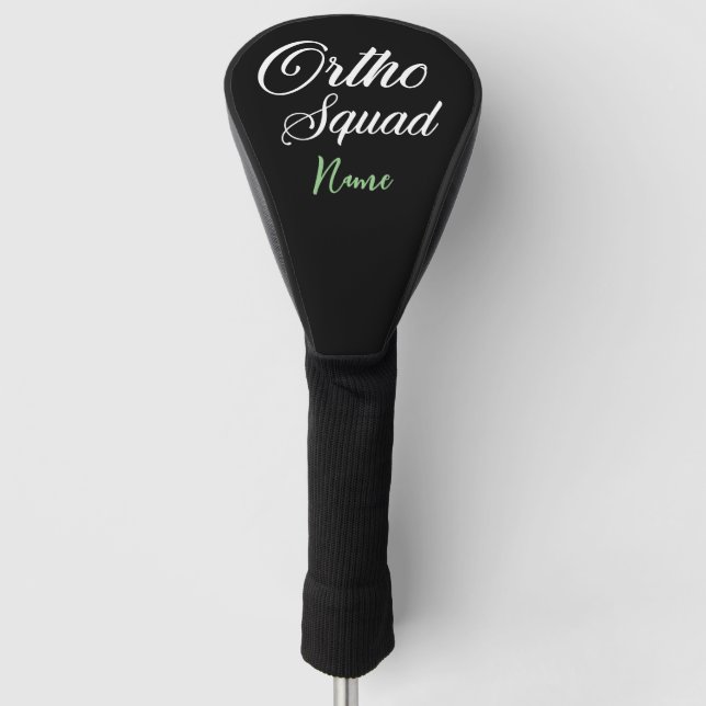 Ortho Squad Orthopedic Nurse Surgeon   Golf Head Cover (Front)