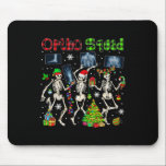 Ortho Squad Xmas Three Santa Reindeer Elf X-ray Sk Mouse Pad<br><div class="desc">Ortho Squad Xmas Three Santa Reindeer Elf X-ray Skeletons</div>