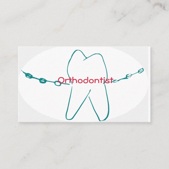 Orthodontic business card (Front)
