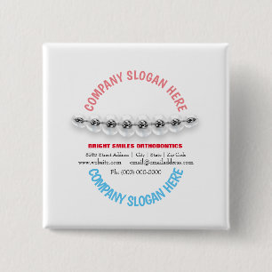 Orthodontist Braces Dental Service Promo Button