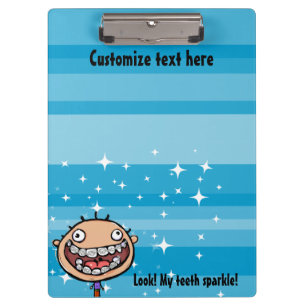 Orthodontist. Braces. Office Clip board