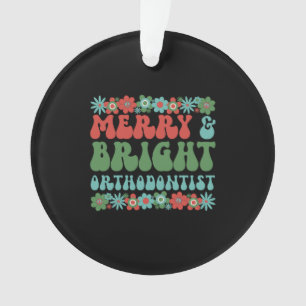Orthodontist Christmas Orthodontic Xmas Gifts Ornament