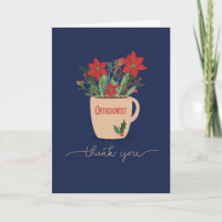 Orthodontist Thank You at Christmas Poinsettias