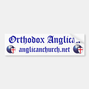 Orthodox Anglican Bumper Sticker