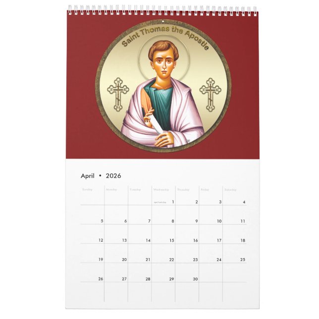 Orthodox calendar 2025 (Apr 2026)