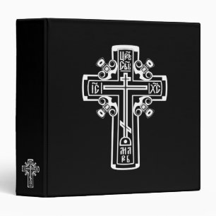 Orthodox Christian cross Binder