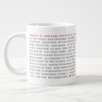 Orthodox Christian Nicene Creed Jumbo Mug 20oz