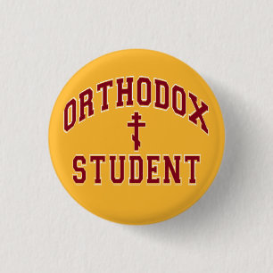 Orthodox Christian "Student" Minnesota 3 2.25 in. 1 Inch Round Button