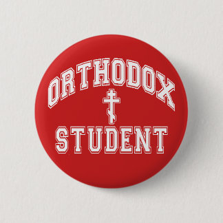 Orthodox Christian "Student" Wisconsin 1 2.25 in. 2 Inch Round Button