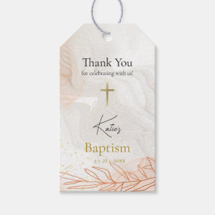 Orthodox Christian Waters of Light Baptism Gift Tags