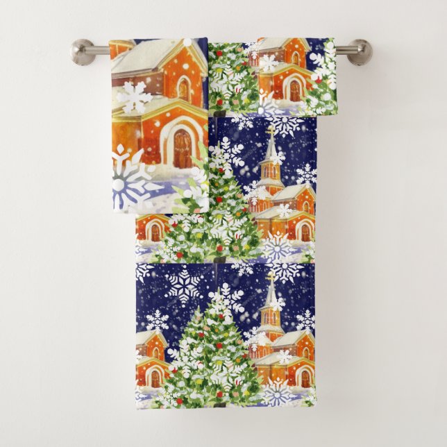 Orthodox Christmas Bath Towel Set (Insitu)