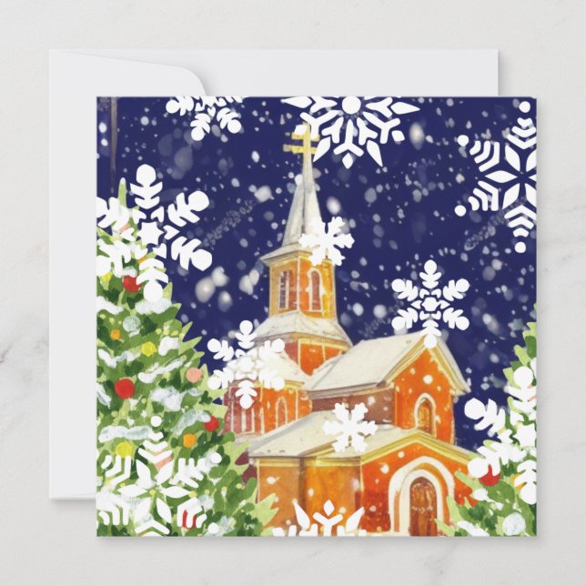 Orthodox Christmas Holiday Card (Front)