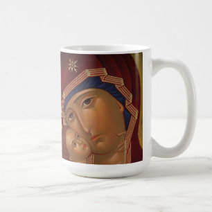 Orthodox Christmas mug with icons
