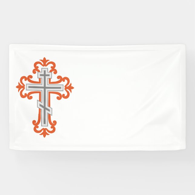 Orthodox cross banner (Horizontal)