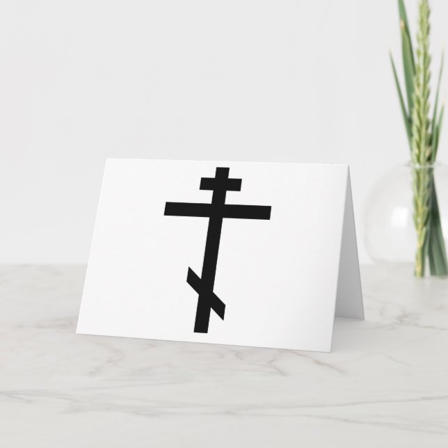 Orthodox Cross Card (Front)