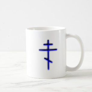 Orthodox cross coffee mug