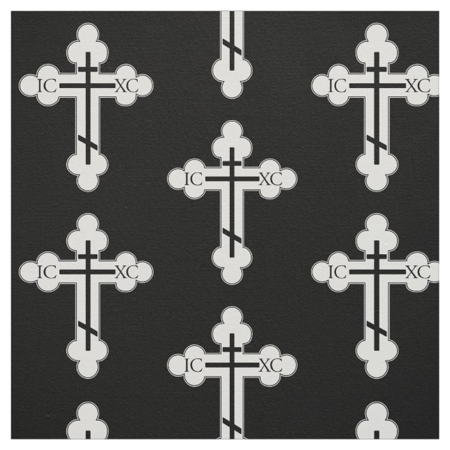 Orthodox cross fabric (Swatch)