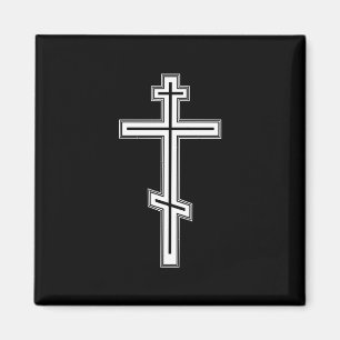 Orthodox cross magnet