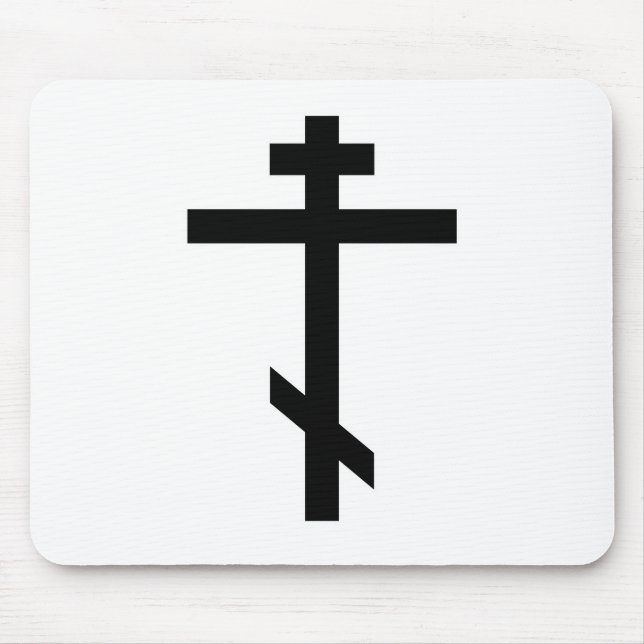 Orthodox Cross Mouse Pad (Front)