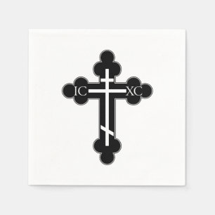 Orthodox cross napkin