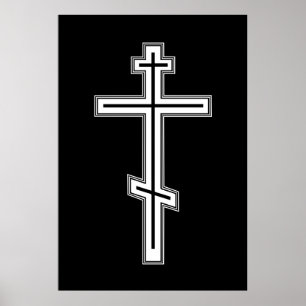 Orthodox cross poster