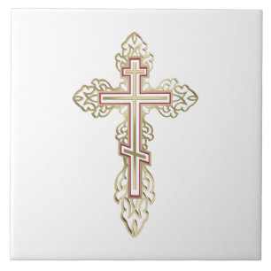 Orthodox cross tile