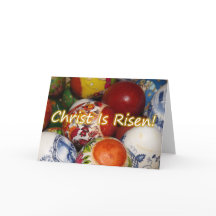 Orthodox Easter/Pascha Christ is Risen card
