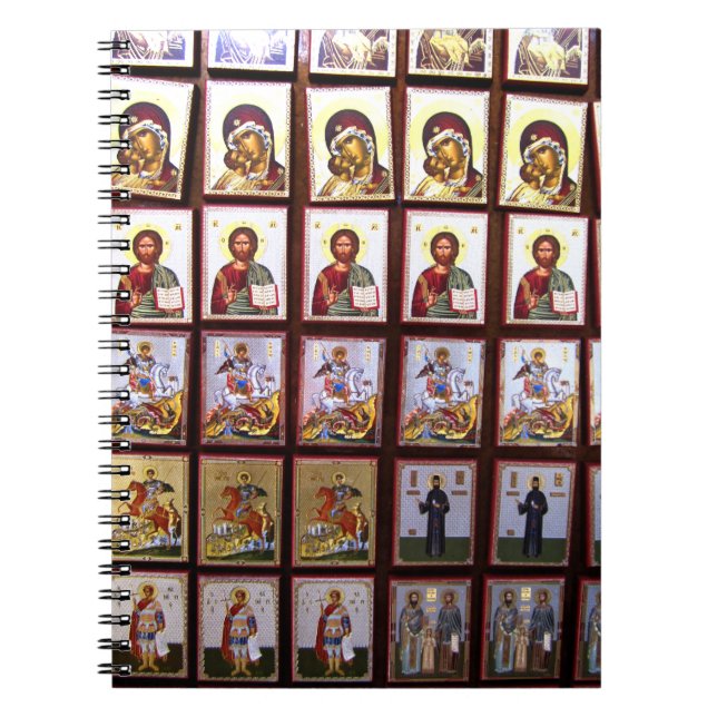 Orthodox Greek and Christian icons Notebook (Front)
