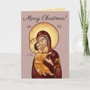 Orthodox Icon Christmas Card