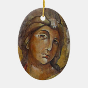 Orthodox Icon Christmas Ornamen-- Filermskaya Ceramic Ornament