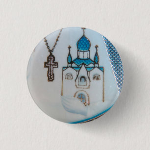 Orthodox Icon Detail Small Button